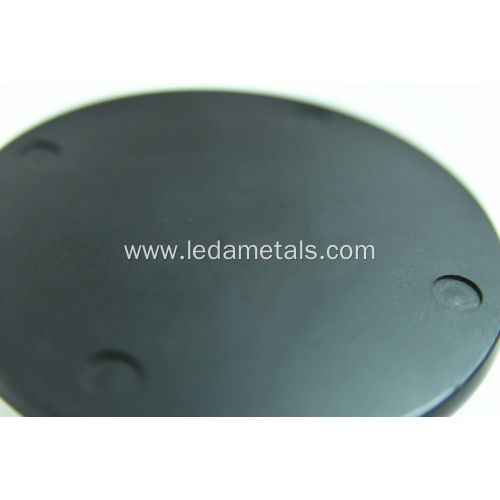 Round Black Wireless Charger Shell Die Casting Part